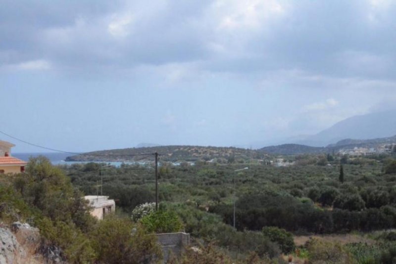 Kalo Chorio bei Agios Nikolaos Kreta, Kalo Chorio: Baugrundstück in der Nähe von Stränden zu verkaufen Grundstück kaufen